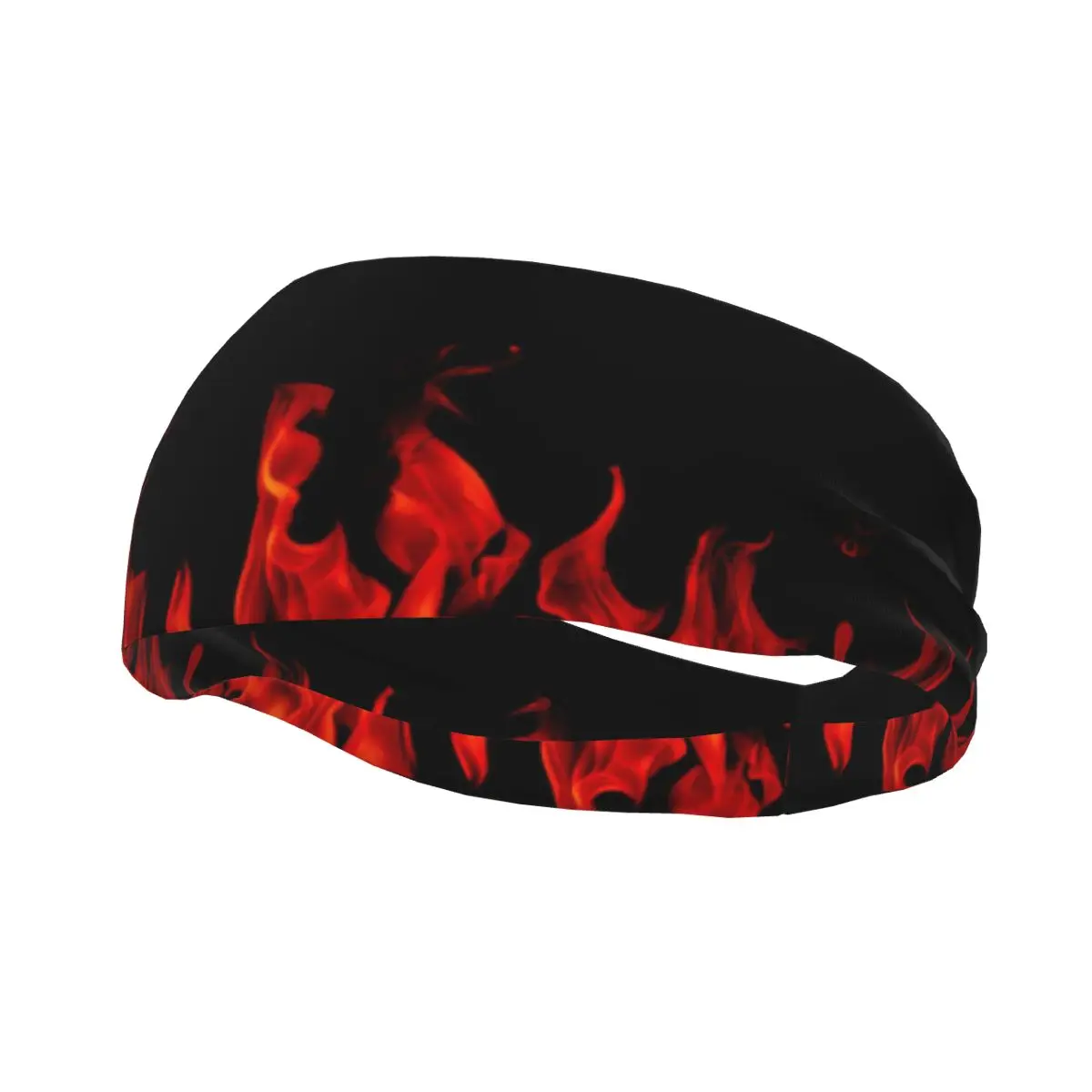 

Огненное пламя, абстрактное искусство, эластичная повязка для волос, повязка на голову для йоги, обруч для макияжа, повязка на голову