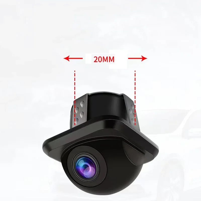 Car rear-view camera Visual reverse automatic parking monitor Waterproof night 170 degree HD video Small straw hat appearance