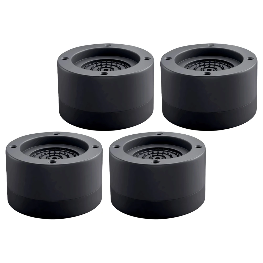 

4 Pcs Anti-vibration Soundproof Pads for Washing Machine Feet Stabilizer Grey Long Term Durability Washer Dryer Cushions