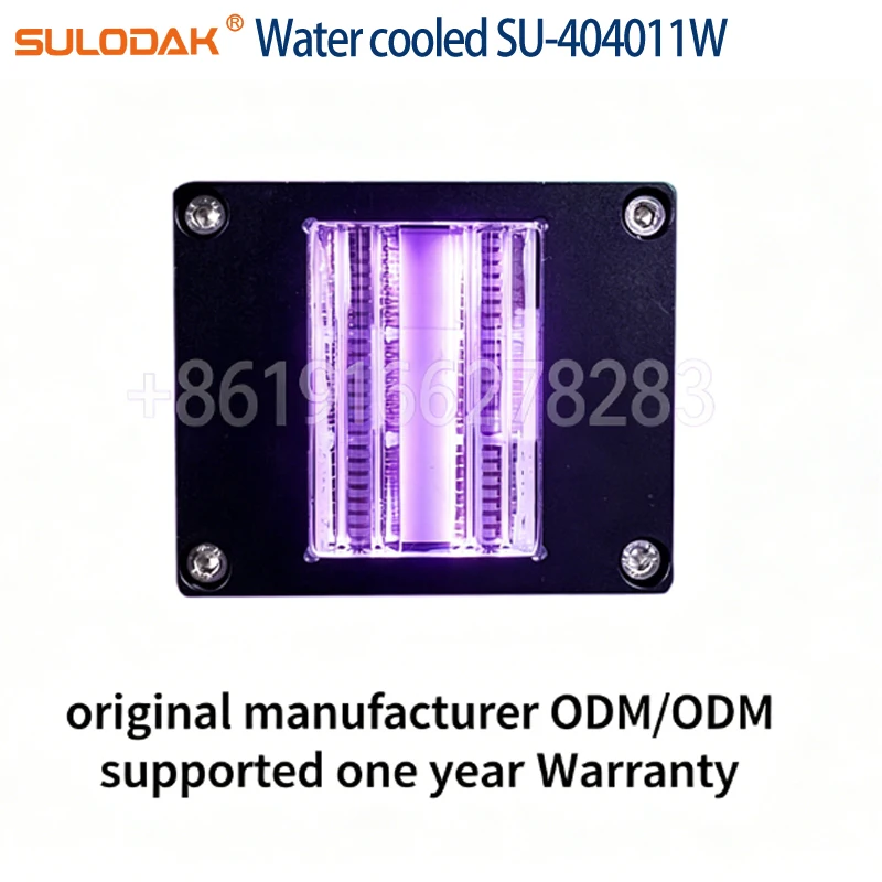 

100w 404011W Water Cooled UV LED Curing Lamp 395 NM for Ricoh G5 G6 Ink Pre-curing varnish UV Glue Drying