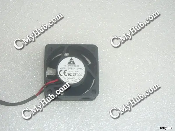 For DELTA ELECTRONICS EFB0412VHD DC12V 0.18A 4020 4CM 40MM 40X40X20MM 2pin Cooling Fan EFB0412VHD