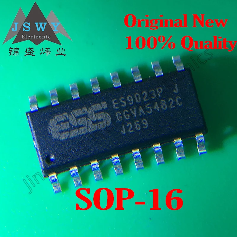 

(4/20 pieces) ES9023P SOP-16 ES9023/24-bit audio DAC chip/new original spot Electronics