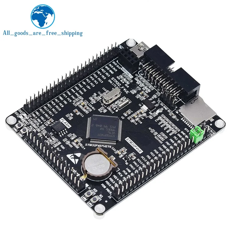 Imagem -06 - Placa de Desenvolvimento Stm32f407vet6 Cortex-m4 Stm32 Aprendizagem do Sistema Mínimo Board Arm Núcleo Board