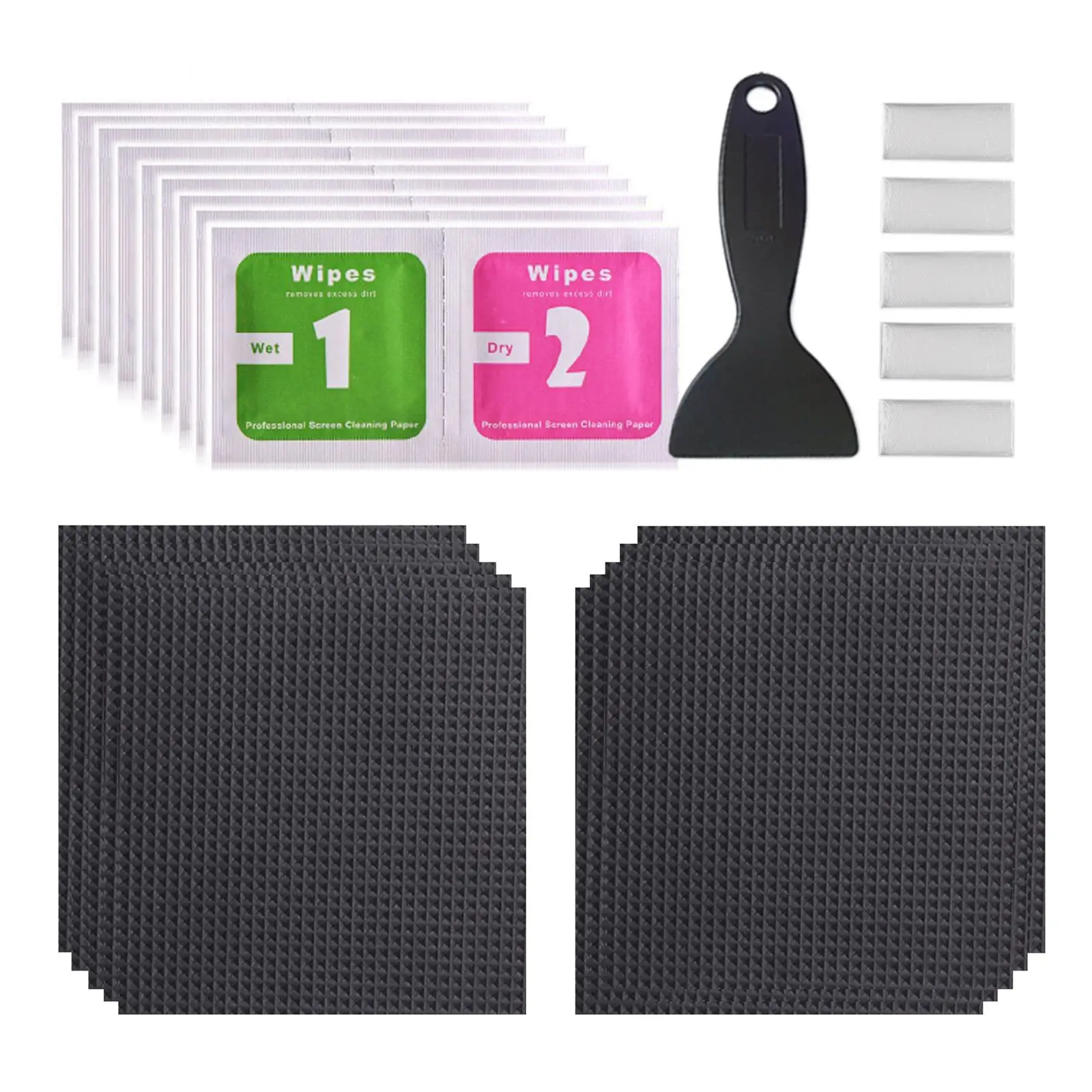 Square Trampoline Repair Patch Waterproof TPE Mend Film for Mattress Tear Fixing Outdoor Sports