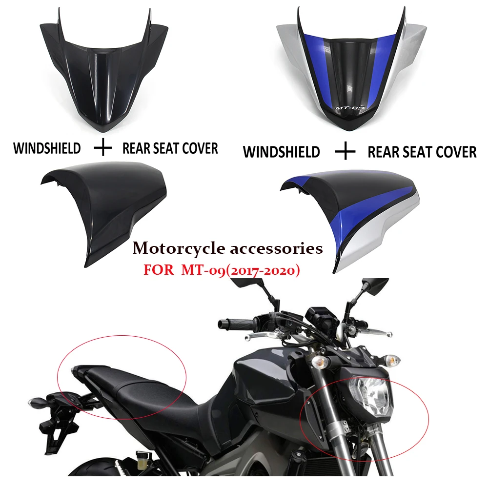 

FOR YAMAHA MT-09 MT09 NEW 2017 2018 2019 2020 Motorcycle Rear Seat Cover Fairing Seat Cowl