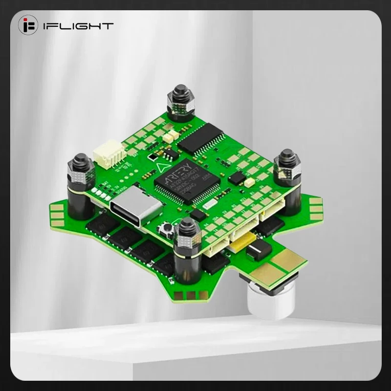 

IFlight BLITZ ATF435 55A Stack BLITZ ATF435 Управление полетом Bec Выход с E55S 55A 4-IN-1 2-6S ESC для гоночного дрона FPV