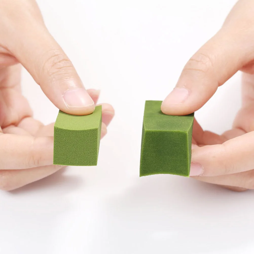 24 pçs esponja de maquiagem cunha para creme base líquida não-látex pó puff cosméticos esponja rosto maquiagem ferramenta liquidificador