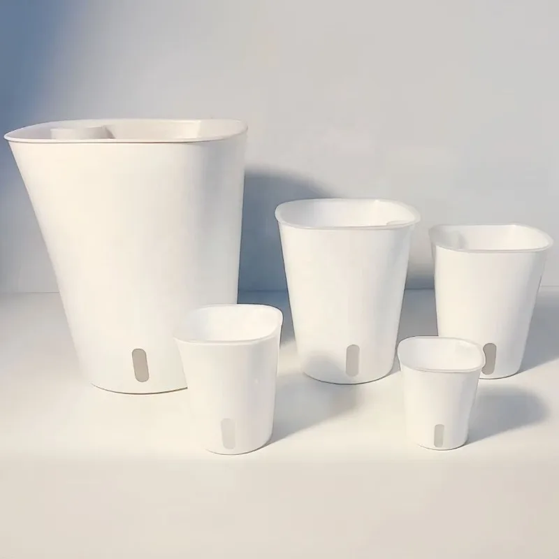 

9.5cm visible self-watering planter planter home decoration plastic planter green eco-friendly modern balcony garden