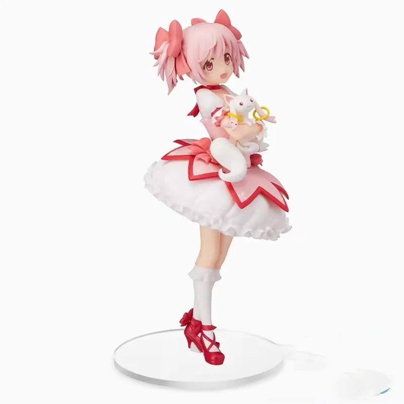 Puella Magi Madoka Magica Magic Girl Cartoon Aniem Figure Model Kawaii Collection Action Model Decor Statue Dolls Toys Gifts