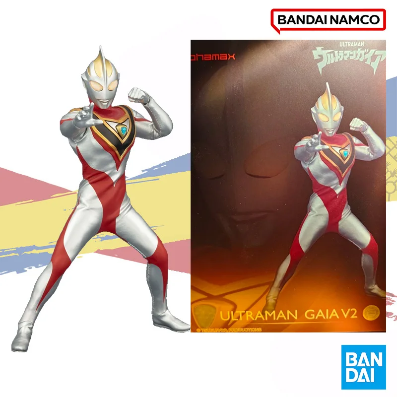 In Stock Original Alphamax Pre-painted action figure ULTRAMAN GAIA V2 Figure Finished Model Kit Toy for Children KidSOLDIER SET