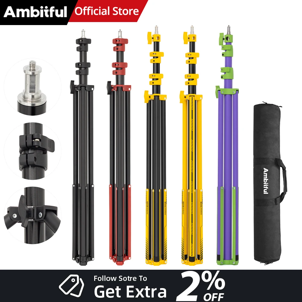 AMBITFUL GM Series 280cm Professional Air Cushioned Light St