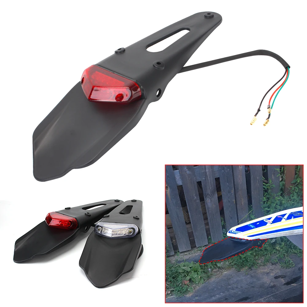 Rear Fender Brake Stop Taillight Motorcycle Accessories Motorcycle LED Tail Light 12V