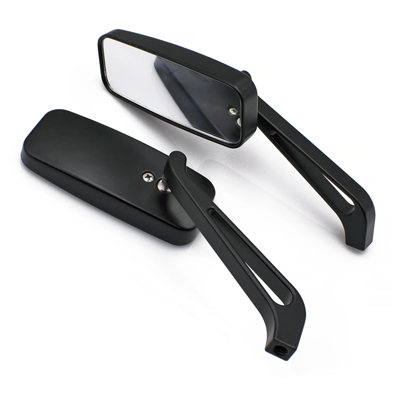 Rear View Mirror With 8mm/ 10mm Threads Motorcycle Accessories Motor Pair Rectangle Mirrors Adjustabale Side Rearview for Honda