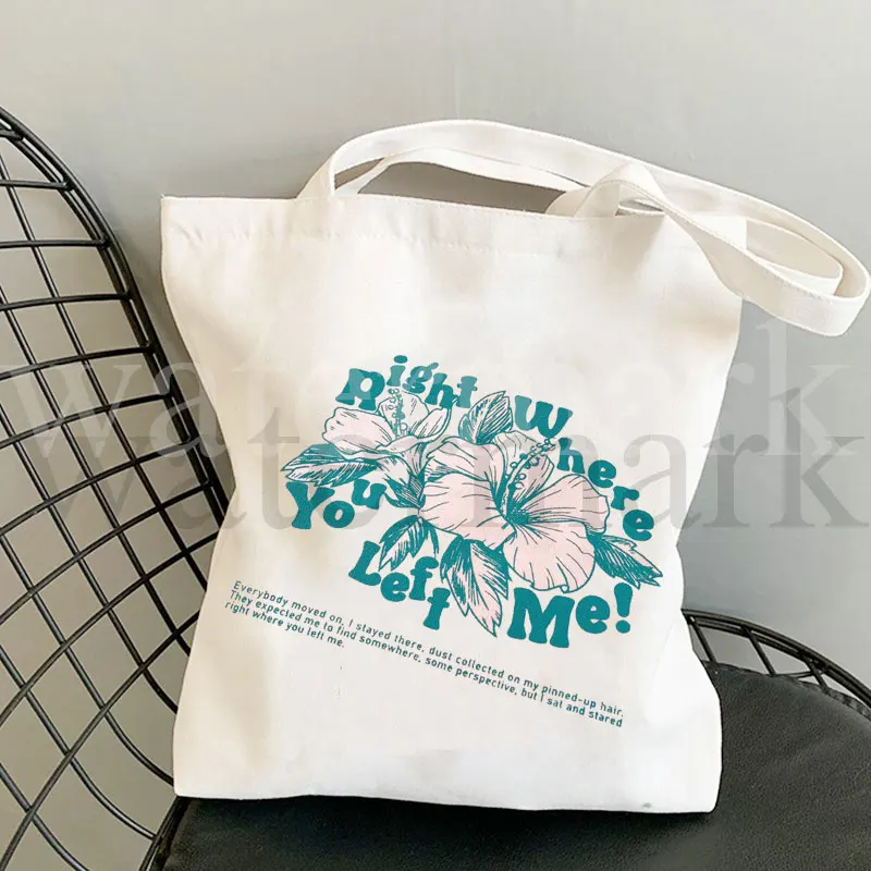 Taylor's Version  ALL TOO WELL Taylor Fans Harajuku Tote Bag Shopping Bag big Canvas Bag Large Bolsas Casual  Floral Shopper