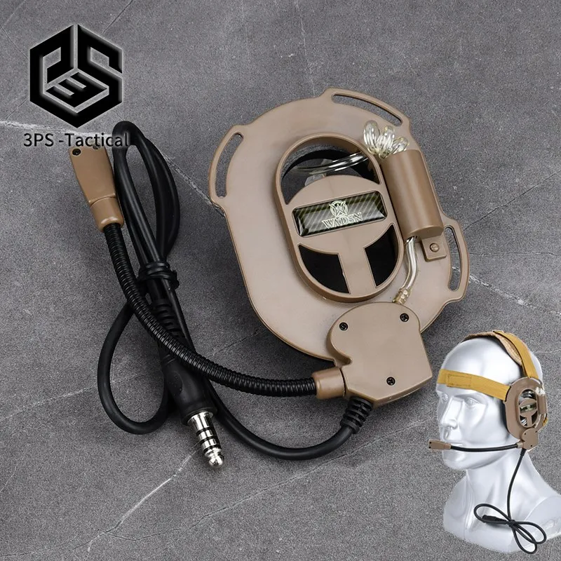 Tactical Bowman Elite II Headset CS Earpiece Military Communication Earphone U94 PTT Kenwood Baofeng UV-5R Radio Walkie Talkie