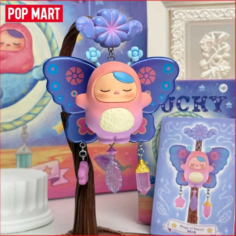 POP MART Pucky Dream Wish Serie Blindbox Sammelfigur Desktop-Ornament Kunstspielzeug Heimdekoration Überraschungsgeschenk für Erwachsene
