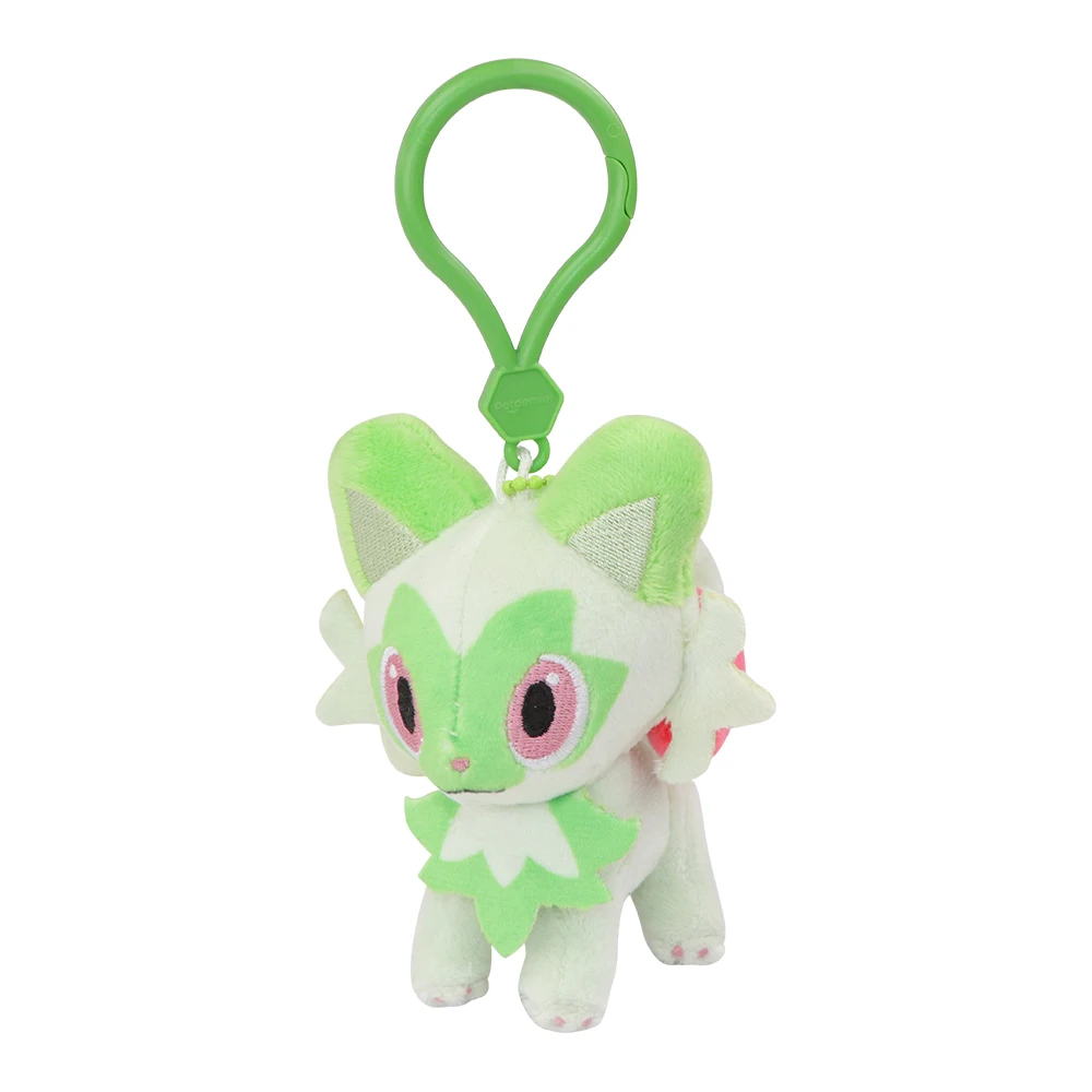 Original Pokemon Espeon Clefairy Jigglypuff Piplup Schlüsselanhänger Plüschtiere Snorlax Mimikyu Sprigatito Fuecoco Gefüllte Anhänger Geschenke