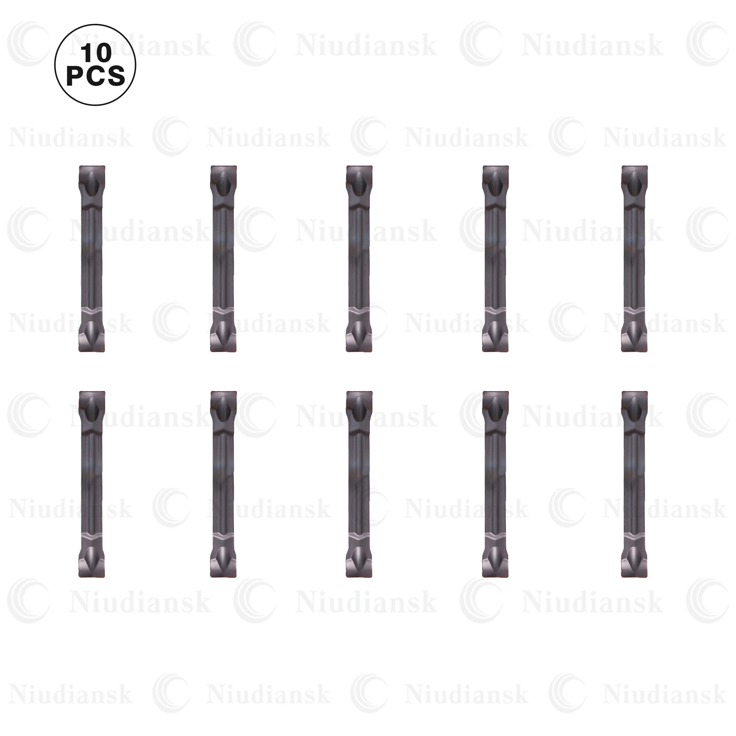 Imagem -02 - Deskar Carbide Slotting Inserções Ferramenta de Processamento Cnc Metal Lathe Blades Mgmn200 Mgmn300 Mgmn400-j Lf6018 Aço Inoxidável