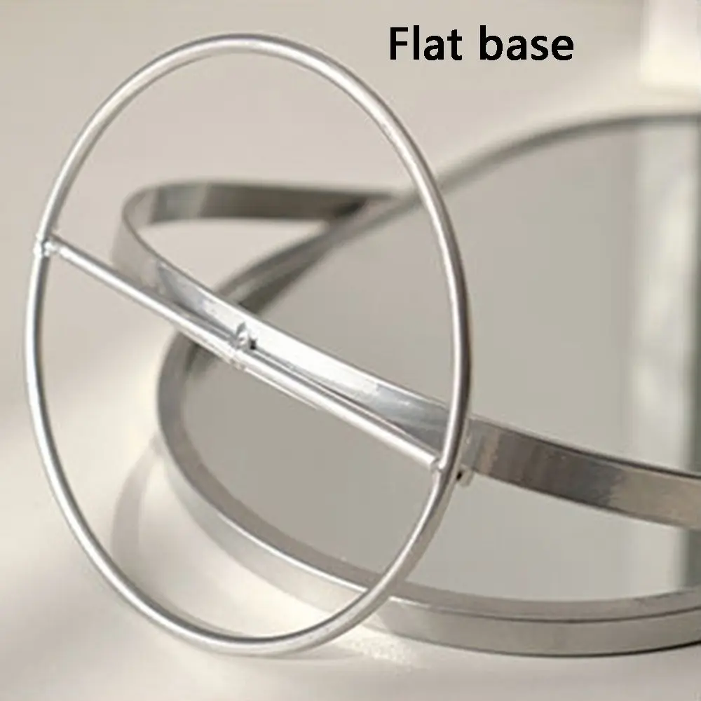 360 °   Obracane lusterko do makijażu, luksusowe owalne lusterko kosmetyczne, prosta dekoracja domu, lusterko stołowe, lusterko do akademika studenckiego.