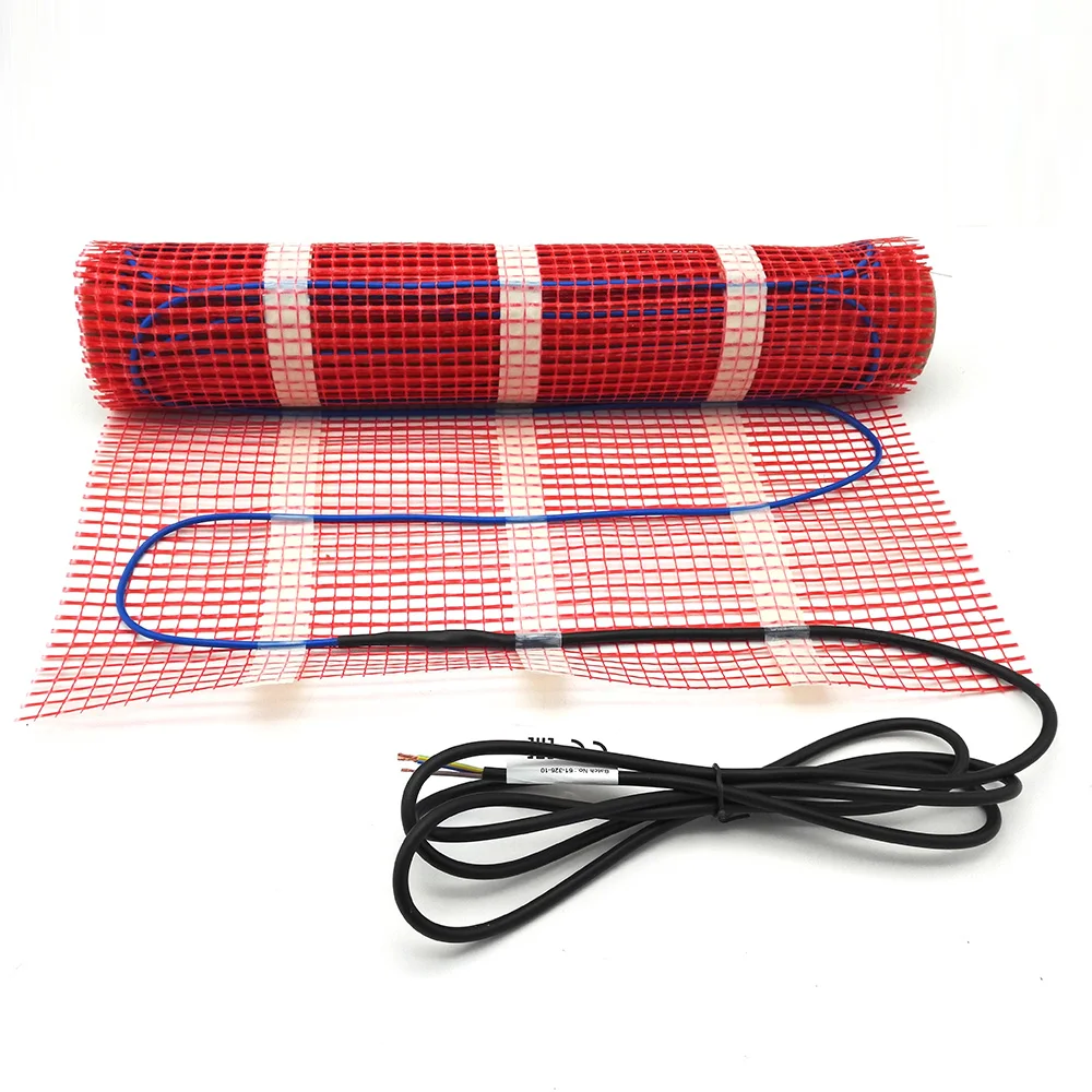 MINCO HEAT 1m2 Electric Underfloor Heating Mat 150W/M2 50cmX2m Winter Mat with Thermostat for Room Warming