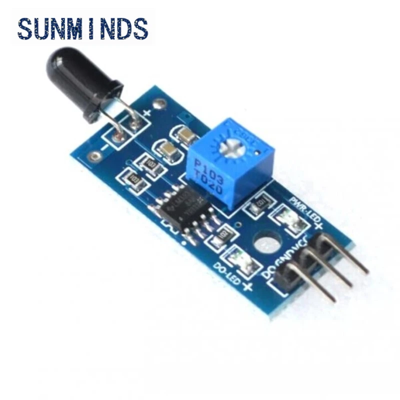 1pcs IR Flame Sensor Module Detector Smartsense For Temperature Detecting Suitable  Wholesale