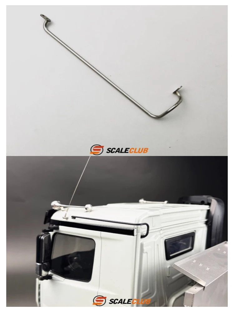 RC 1/14 Scaleclub Modell Metall-Frontarmstütze für Tamiya Muldenkipper für SCANIA MAN VOLVO Truck Tripper DIY-Teile – Detail 9