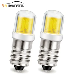 RUIANDSION 2 Pcs E14 Led Bulb AC 200V-240V 220V 6000K 4300K Warm White 600Lm Screw Base 15mm Ceiling Lamp Chandelier Oven Light