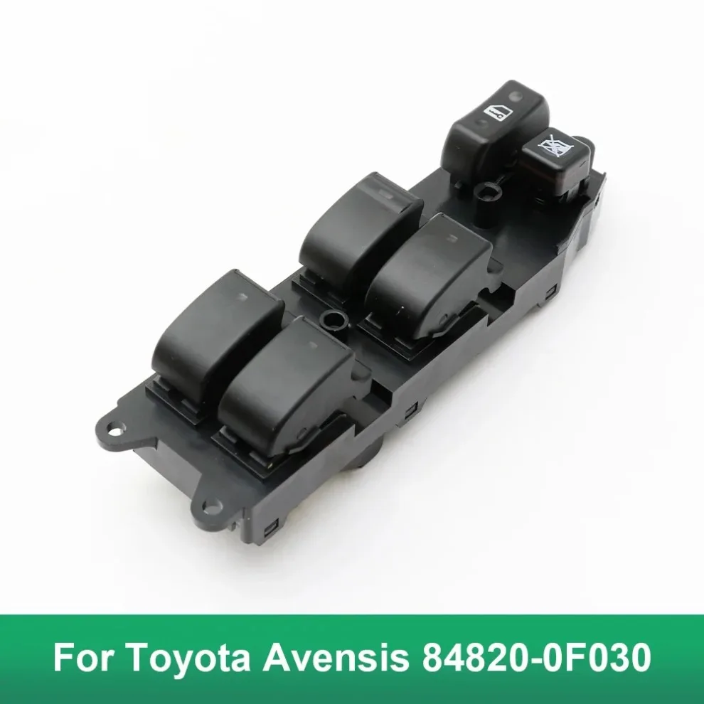 

For 2005-20011 Malcayang 84820-0F030 New Power Window Switch for Toyota Avensis 8482005100 Driver Side Control 84820-0F030