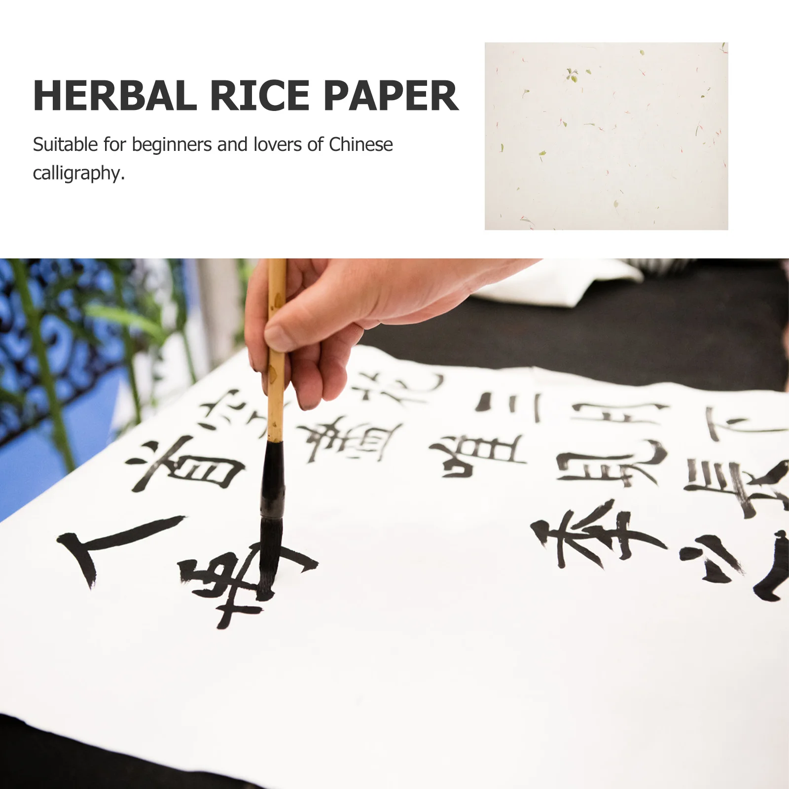 50pcs Flower Pattern Xuan Chinese Calligraphy Paper Sheet Art Painting Paper For Brush Writing Practice Calligraphy Supplies