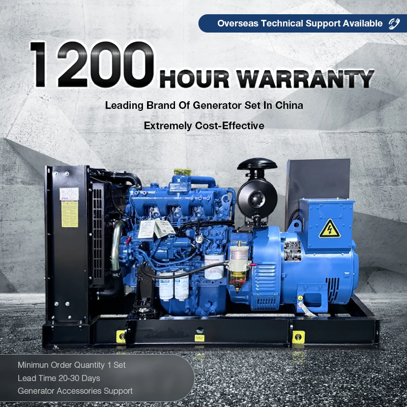 

Customized High Efficiency Yuchai 50km Open Diesel Generator Set Industrial Backup Power Generator Set For Home Backup Use