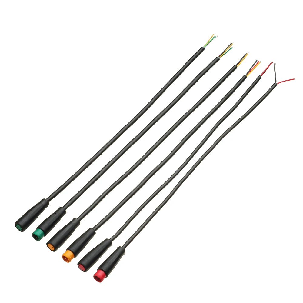 

Базовый разъем 9 мм, 2/3/4/5/6 контактов, кабель для Ebike Bafang, водонепроницаемый разъем Bafang, контактный дисплей, дополнительная кабельная строка