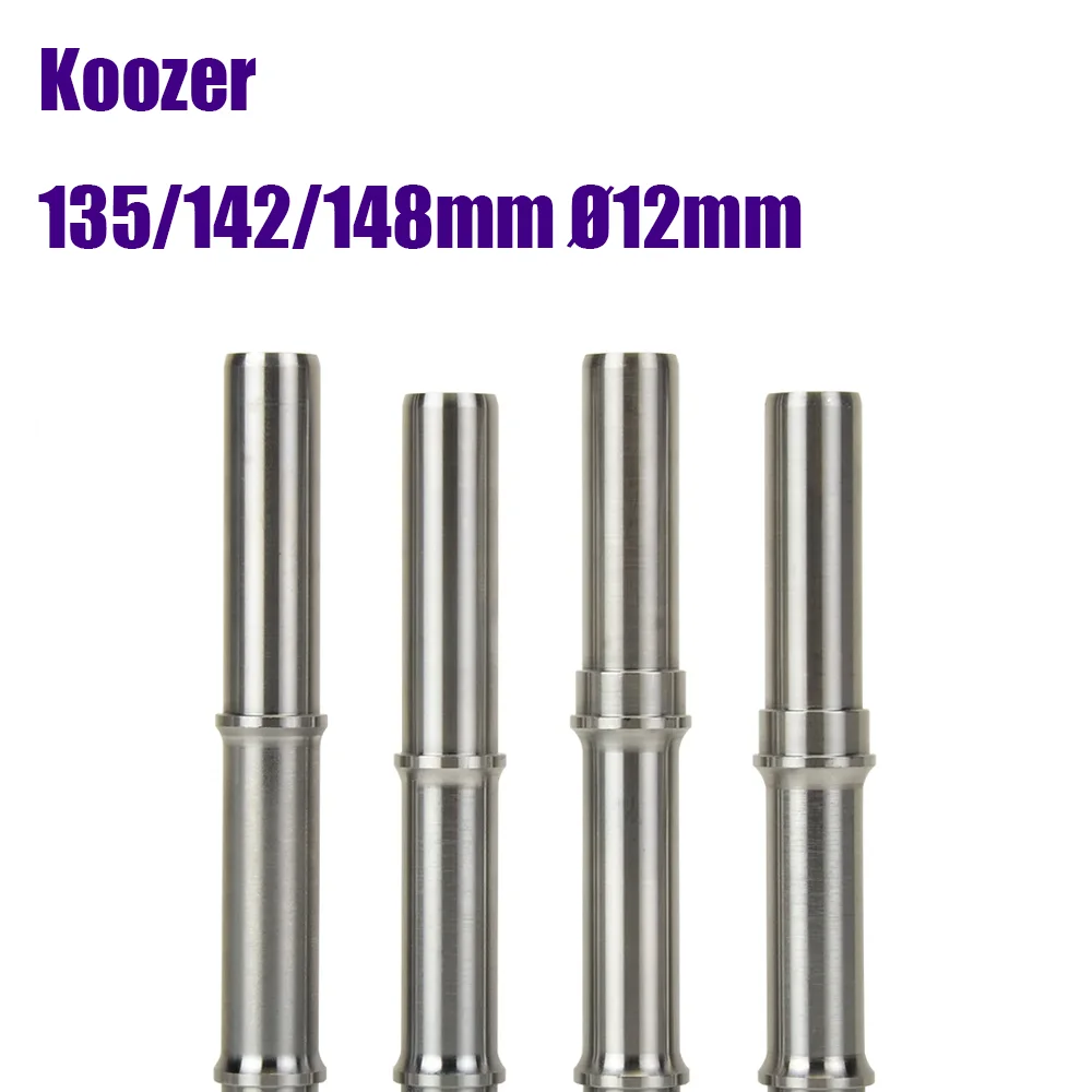 KOOZER Cr-Mo Steel Shaft Mountain Road Bike Wheel Hub for 5x135/12x142/12x148mm Booster Repair Axle Ø12 Bicycle Repair Parts