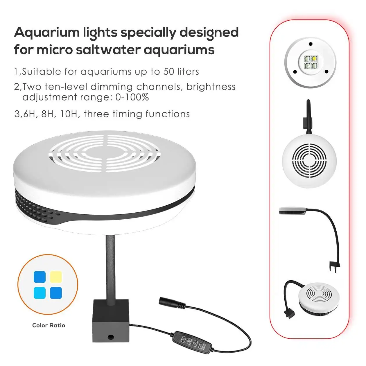 Spectra SP20 AQUARIUM LED Light 20W Saltwater Lighting For Coral Reef /Freshwater/REFUGIUM Fish Tank