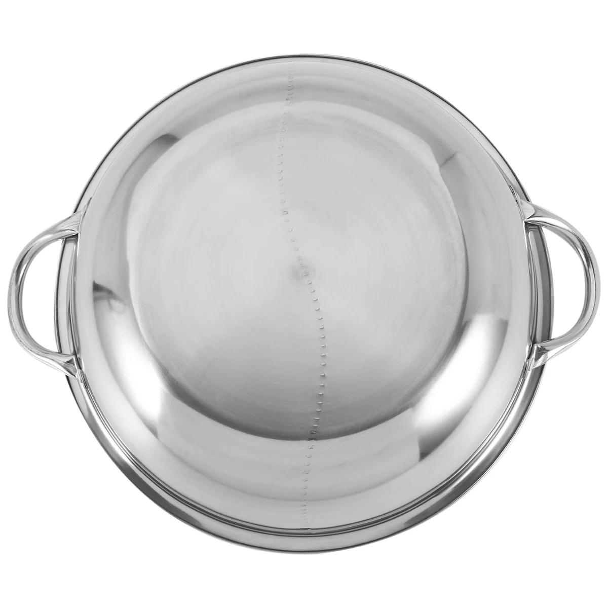 

A98U 28cm Hot Pot Twin Divided Stainless Steel 28cm Cookware Hot Pot Ruled Compatible Soup Stock Pots Home Kitchen