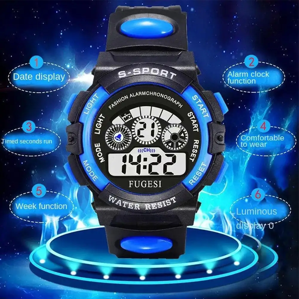 Sport Watches For Men Digital Wristwatches Luxury Luminous Waterproof Led Electronic Watches Alarm Date Military Watch A3J3