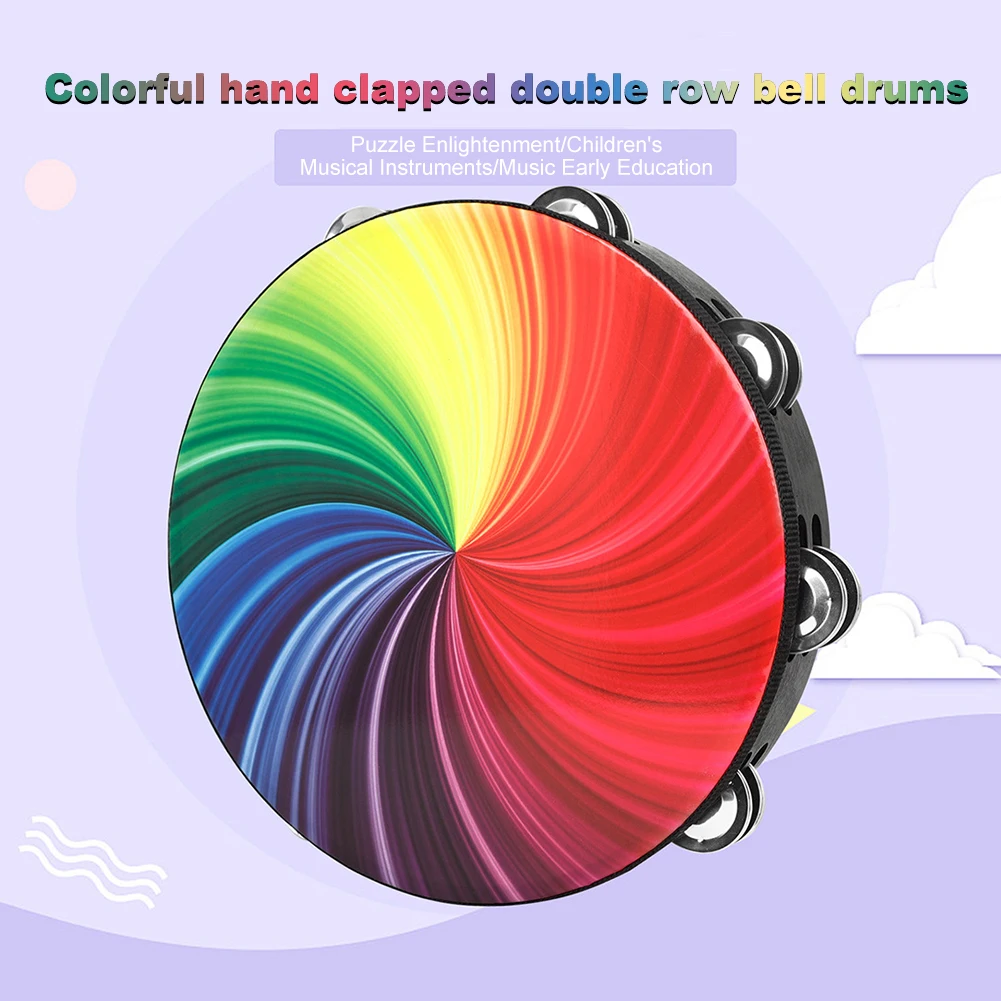 8/10 في الدف المهنية الدف آلة موسيقية طبلة يدوية أداة قرع للكنيسة الكبار KTV الطرف