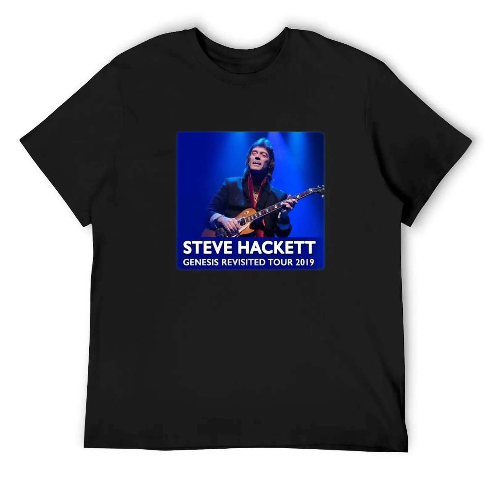 

STEVE HACKETT TOUR T-Shirt oversize t-shirts man customs cotton graphic tees heavy weight t shirts for men