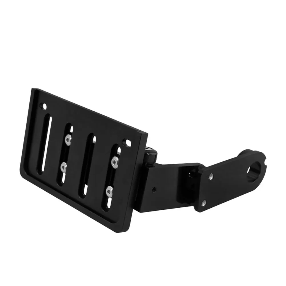 Side Mounted Number Plate Holder Fender Mount Bracket Side Plate Holder Powder-coated Finish Non-deforming Design