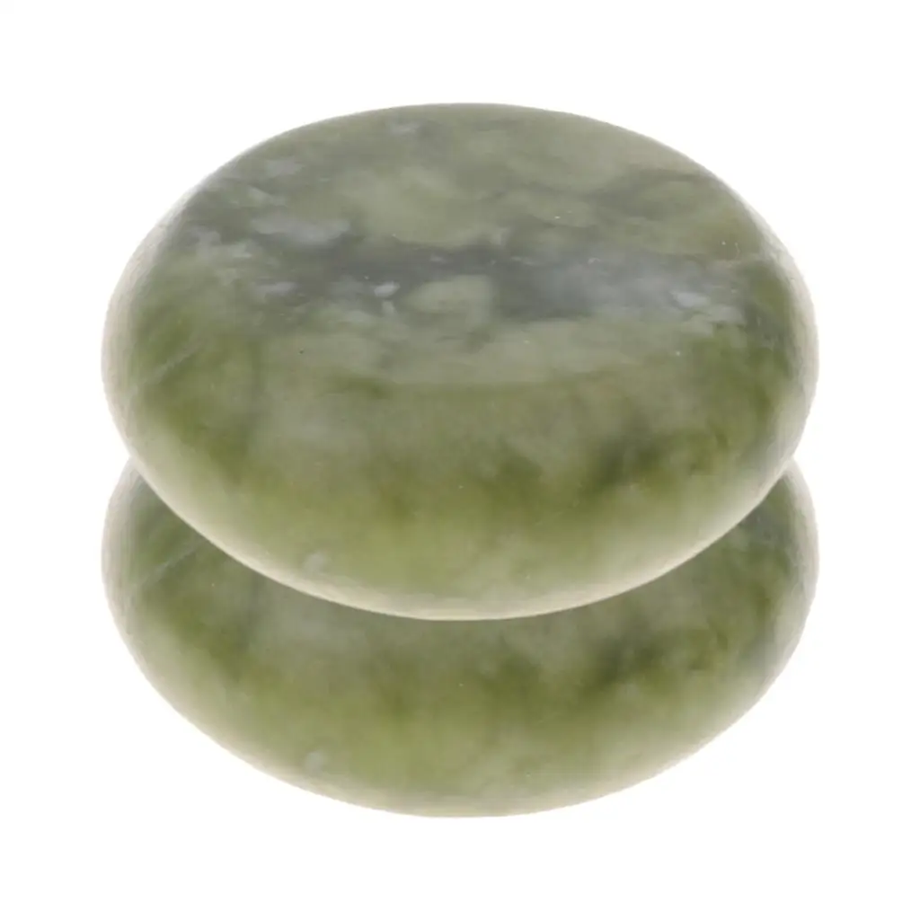 2 x Professional Massage Stones, Hot   Essential Massage Stones Set for Professional or , Relaxing (3 x 4cm)