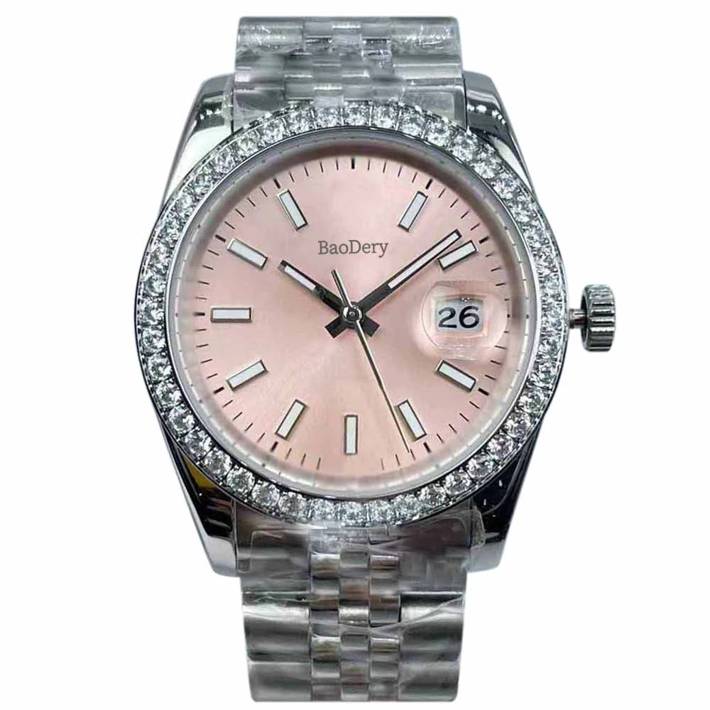 36mmMechanical Watches ,Women\'s Watch,Sleek Stainless Steel Chronograph with Auto Date for a Refined Look,for Lady\'s best gifts