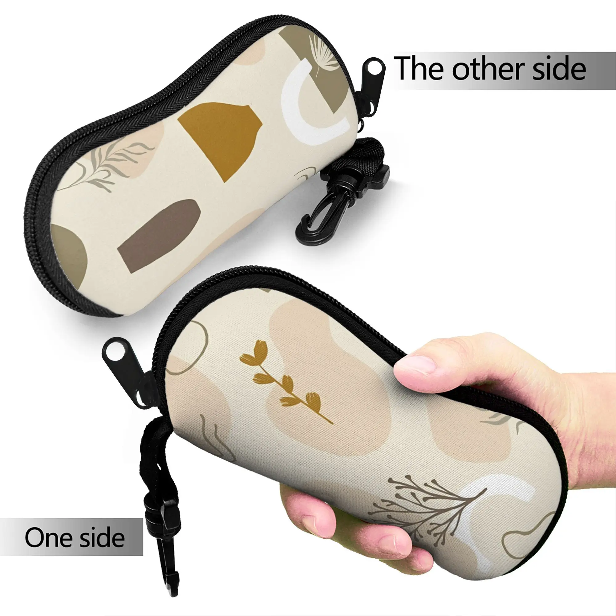 Bohemian  pattern Glasses Case  Travel Sunglasses Pouch For Male Female Fashion Eyewear Storage Custom Glasses Box