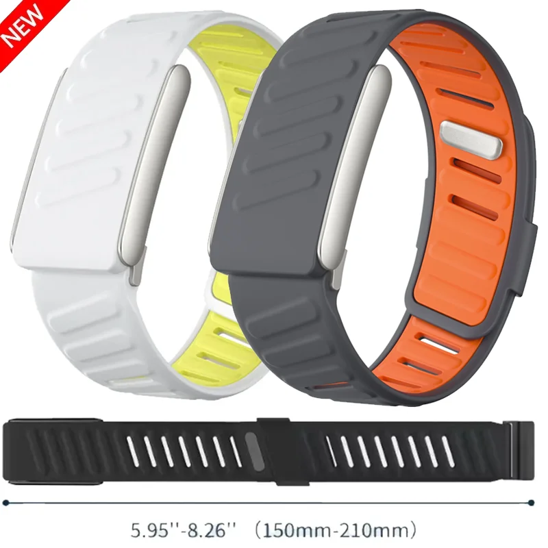 Soft-Touch-Silikonarmband für WHOOP 5.0, komfortables, wasserdichtes, schweißfestes, verstellbares Armband-Zubehör für WHOOP 5.0 MG Correa