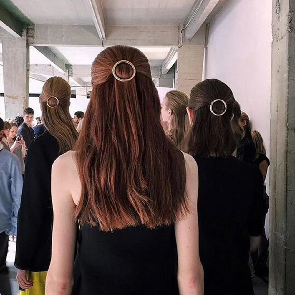 

2pcs Alloy Hairpins Simple Bang Hairpin Lightweight For Women Girls Daily Wear Party Festival Travel Perfect Hold Bangs