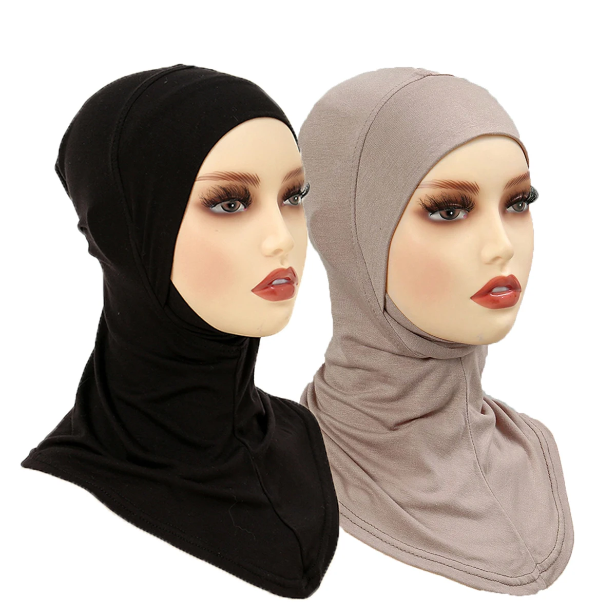 Ramadan Islamic Muslim Underscarf Women Veil Hijab Head Scarves Muslim Women Scarf Turbans Head For Woman Hijabs Caps Hat Shawl