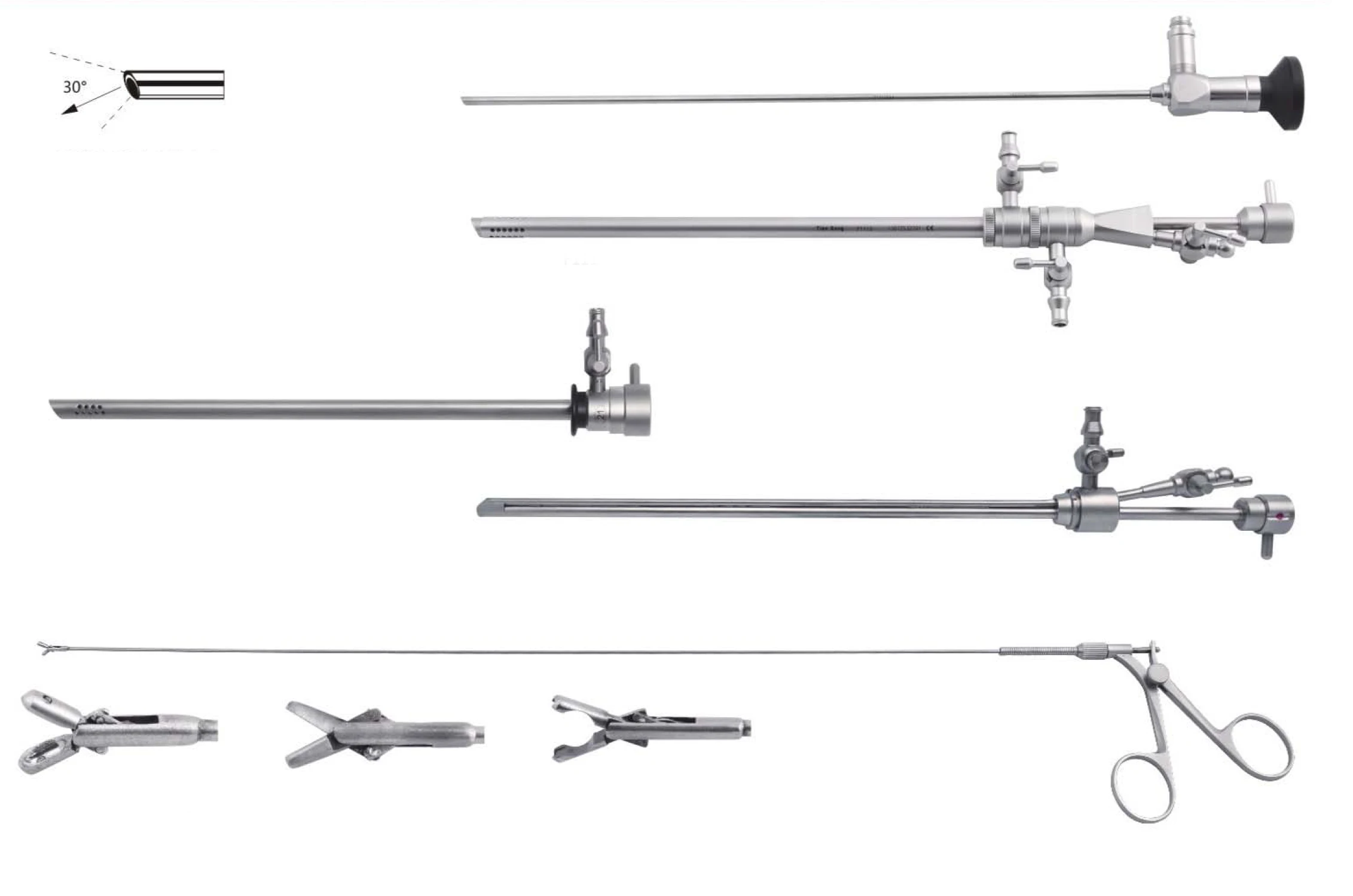 SY-P001 Gynecological Instruments Equipment Gynecology Hysteroscope With Working Channel Operating Sheath