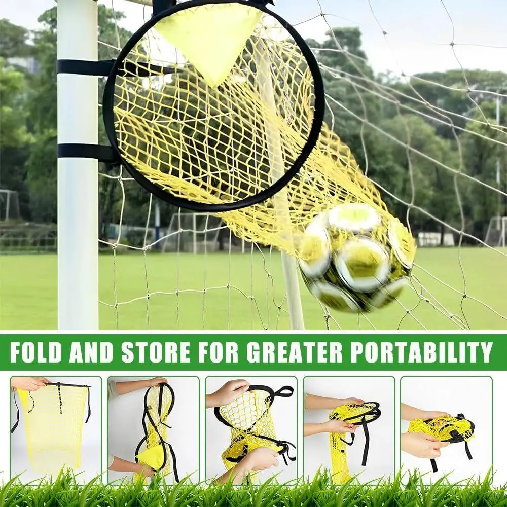 Football Target Net Easy To Attach and Detach Soccer Goal Net Soccer Training Target for Shooting Accuracy Training