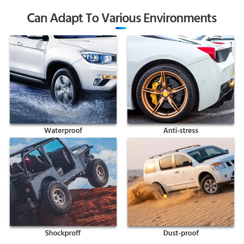 E-ACE K13 Solar Power TPMS Automotive General Tire Pressure Alarm System tire pressure monitoring system Tire pressure sensors