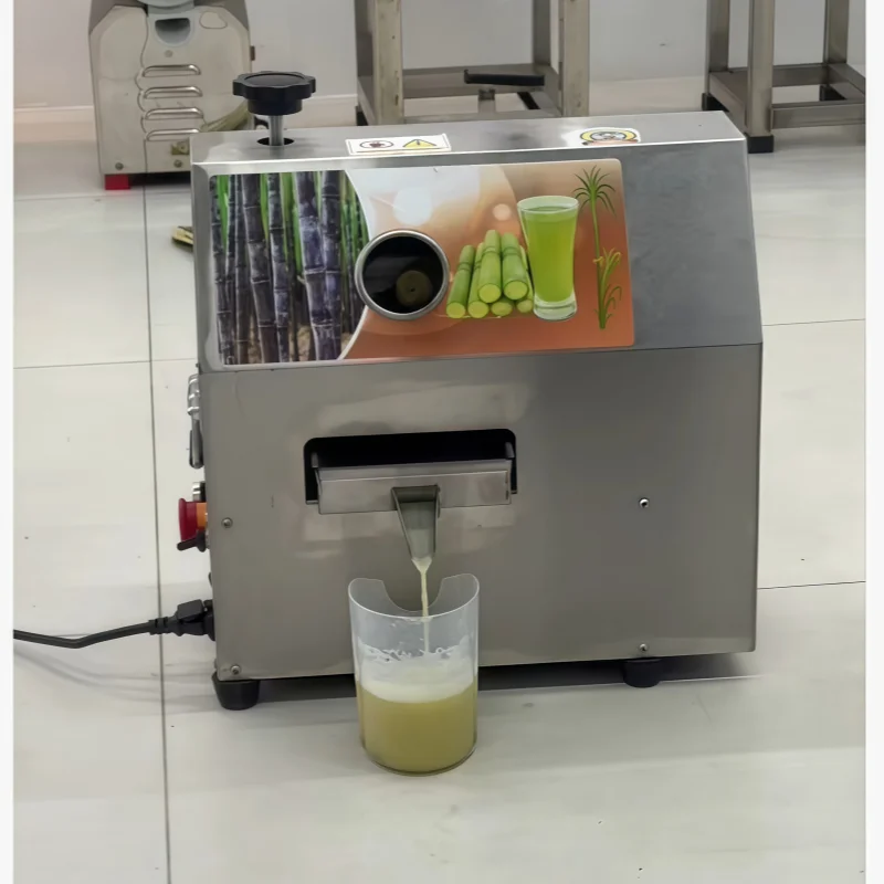 New Small Electric LY-250B Sugar Cane Juicer Stainless Steel High Efficiency Sugarcane Juice Making Machine For Commercial Shop