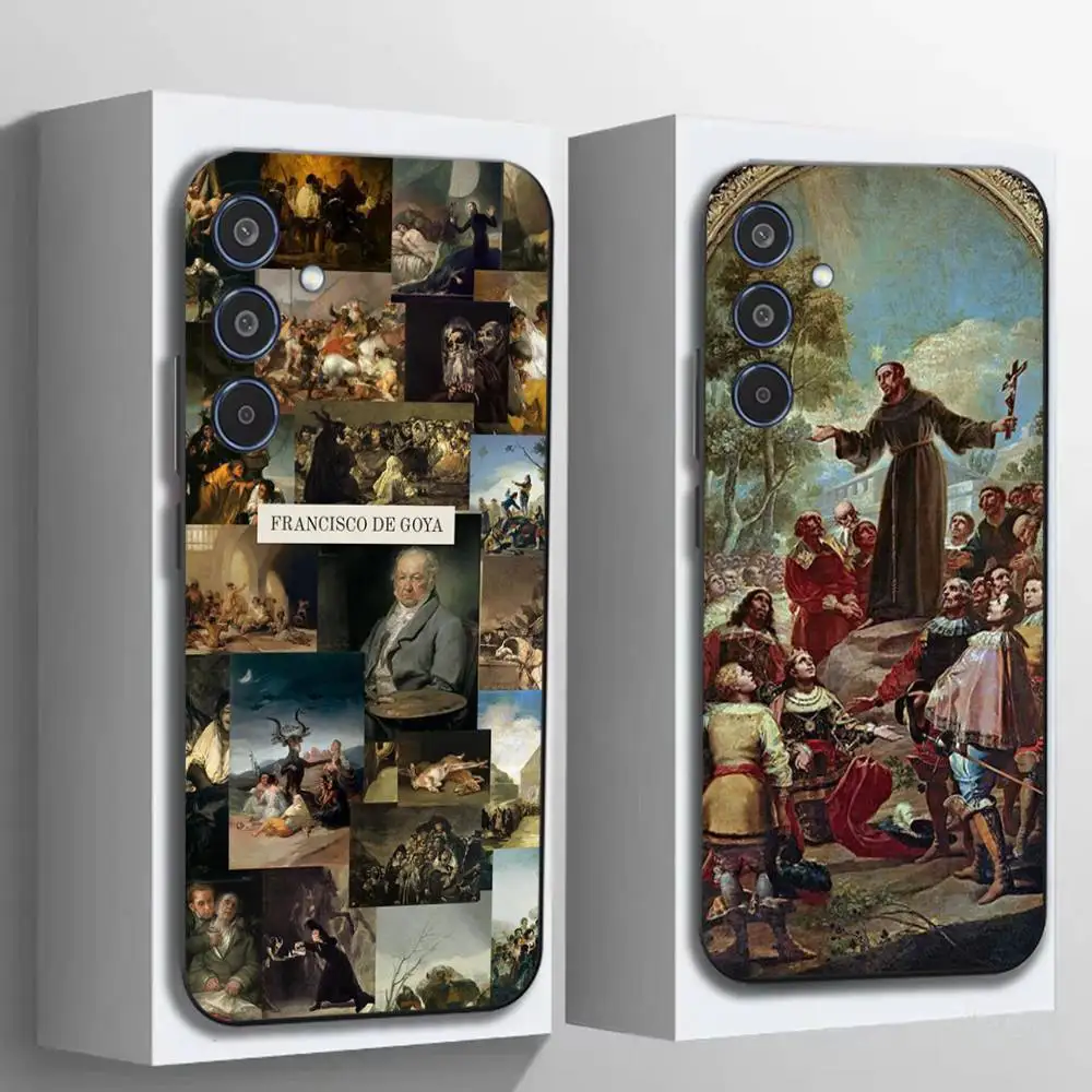 Spain Francisco Goya Art Phone Case For Samsung Galaxy A12 13 Note 10Pro 20Ultra A20 21 30 31 40 41 A71 72,Protection Safe Cover