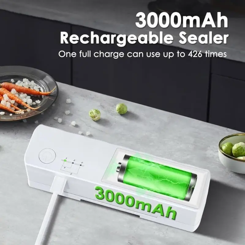 F92F真空シーリングマシンキッチンフードシーラー効率的なホームバキュームシーラープラスチックテクスチャキッチンキッチンバキュームシーラー食品